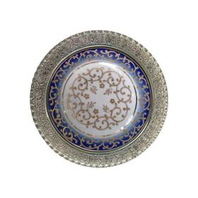 Kütahya Porselen El Dekoru 25 cm Tekli Duvar Tabağı