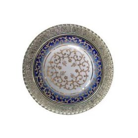 Kütahya Porselen El Dekoru 25 cm Tekli Duvar Tabağı