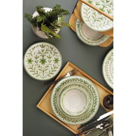 Kütahya Porselen Flora 24 Parça 6 Kişilik Yemek Takımı