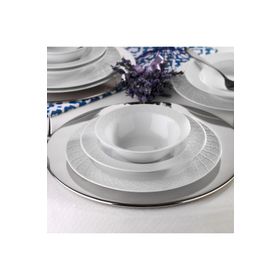 Kütahya Porselen Flora 24 Parça 6 Kişilik Yemek Takımı