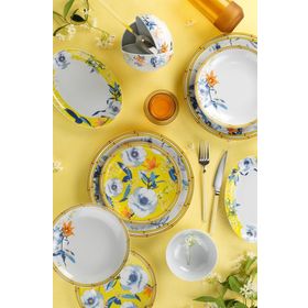 Kütahya Porselen Flora 50 Parça Yemek Takımı