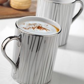 Kütahya Porselen Forest Platin 2'li Mug Bardak
