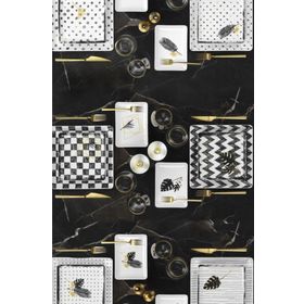 Kütahya Porselen Golden Leaf 18 Parça Kahvaltılık Ve İkram Seti