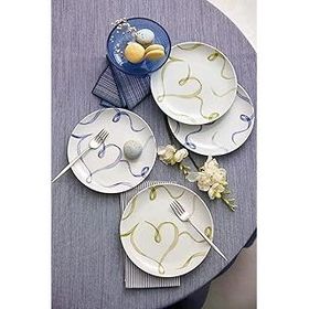 Kütahya Porselen Grazia 4 Parça 21 cm Pasta Tabağı