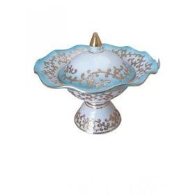 Kütahya Porselen Hanedan Turkuaz 22 cm Dekor No:3678 Şekerlik