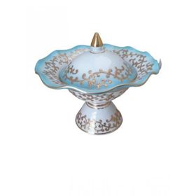 Kütahya Porselen Hanedan Turkuaz 22 cm Dekor No:3678 Şekerlik