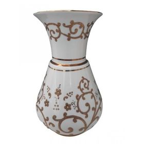 Kütahya Porselen Kandil 20 cm Dekor No:3678 Beyaz Altın Vazo