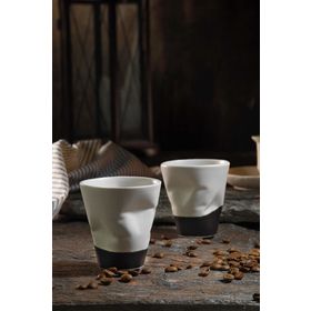 Kütahya Porselen Krem Crash 2'li Mug Seti