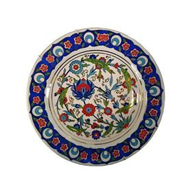 Kütahya Porselen Lenger Renkli 25 cm Duvar Tabağı Dekor