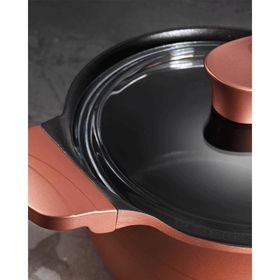 Kütahya Porselen Lidya Granit Efekt Rose Gold 7 Parça Tencere Seti