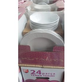Kütahya Porselen Mitterteich Porselen Menuet Krem 24 Parça Yemek Takımı