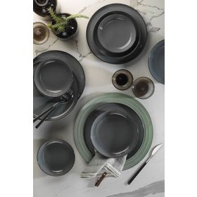 Kütahya Porselen Moderna 12 Parça Mavi Yemek Takımı