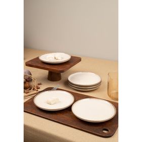 Kütahya Porselen Moderna 6 Parça 15 cm Tarçın Pasta Tabağı