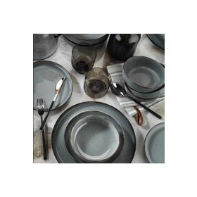 Kütahya Porselen Moderna Pearl P01 Mavi 24 Parça Yemek Takımı