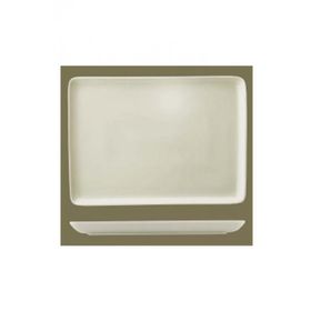 Kütahya Porselen Nano 30x22 cm Dikdörtgen Tabak Siyah 894006