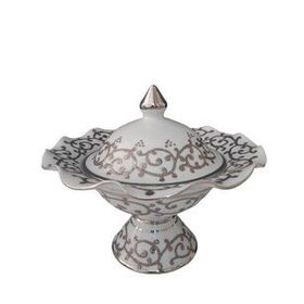 Kütahya Porselen No:412 Hanedan Şekerlik 22 cm Dekor