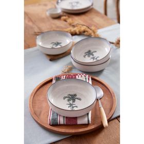 Kütahya Porselen Palmiye 4 Parça 15 cm Kase