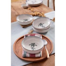Kütahya Porselen Palmiye 4 Parça 15 cm Kase
