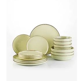 Kütahya Porselen Pearl Bej/Sarı 16 Parça Moderna Yemek Takımı