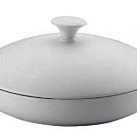 Kütahya Porselen Porflame 25 cm Porselen Kapaklı Tava