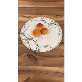 Kütahya Porselen Rotondo Mermer 28 cm 2'li Servis Tabağı