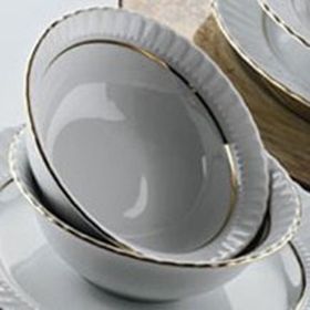 Kütahya Porselen Sedef Yaldızlı 15 CM 6'lı Kase