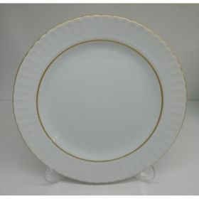 Kütahya Porselen Sedef Yaldızlı 25 cm 6'lı Servis Tabağı