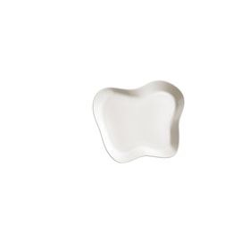 Kütahya Porselen Skallop 2 Parça 28x25 cm Krem Kayık Seti