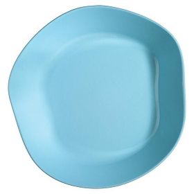 Kütahya Porselen Skallop Turkuaz 2'li 24 cm Çukur Seti Tabak Seti