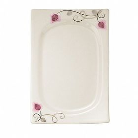 Kütahya Porselen Square Bone 84 Parça 65104 Desenli Yemek Takımı