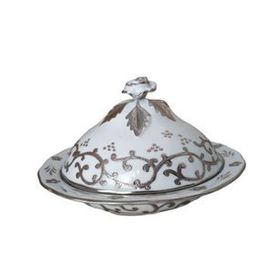 Kütahya Porselen Sultan Platin Renk Şekerlik