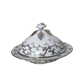 Kütahya Porselen Sultan Platin Renk Şekerlik