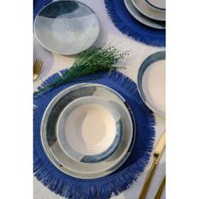 Kütahya Porselen Teos Pearl 24 Parça 6 Kişilik Yemek Takımı