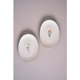 Kütahya Porselen Tiny Miny 2 Parça 24 cm Kayık Tabak