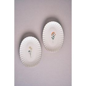 Kütahya Porselen Tiny Miny 2 Parça 24 cm Kayık Tabak