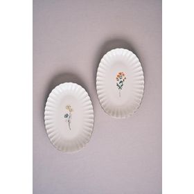 Kütahya Porselen Tiny Miny 2 Parça 24 cm Kayık Tabak