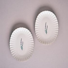 Kütahya Porselen Tiny Miny 2 Parça 28 cm Kayık Tabak