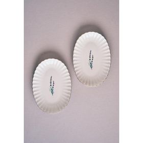 Kütahya Porselen Tiny Miny 2 Parça 28 cm Kayık Tabak