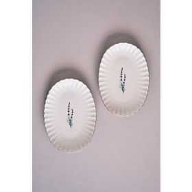 Kütahya Porselen Tiny Miny 2 Parça 28 cm Kayık Tabak