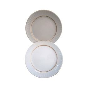 Kütahya Porselen Yaldızlı 6x25 cm Servis Tabağı