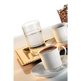 Kütahya Porselen Zümrüt 12 Parça 6 Kişilik Kahve Fincan Takımı