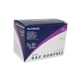 Kuteks 5x10'lu Steril Gaz Kompres
