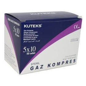 Kuteks 5x10'lu Steril Gaz Kompres