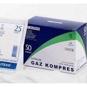 Kuteks 7.5 x 7.5 cm 50 Adet Gaz Kompres