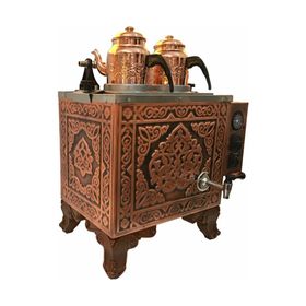 Kutlu Şehzade 2 Demlikli Bakır Çay Kazanı