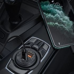 Kuulaa 48W Usb Type-C Çift Çıkışlı Mini Hızlı Araç Şarj Cihazı