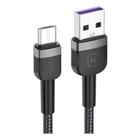 Kuulaa AL-32681 Micro USB 3 A Hızlı Şarj 1 mt Android USB Şarj Kablosu