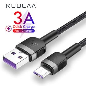 Kuulaa Mikro Usb 3a Hızlı Şarj 0.50 cm Kısa Android Usb Şarj Kablosu