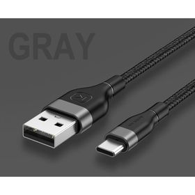 Kuulaa Nylon Usb Type C 3.0 Hızlı Şarj Usb Şarj Kablosu 1Metre