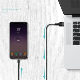 Kuulaa Nylon Usb Type C 3.0 Hızlı Şarj Usb Şarj Kablosu 1Metre